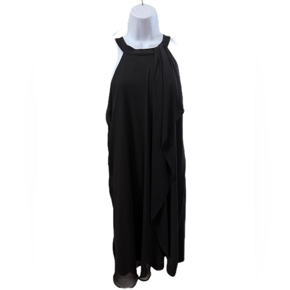 Le Chateau Black Asymmetrical Dress - Picture 1 of 3